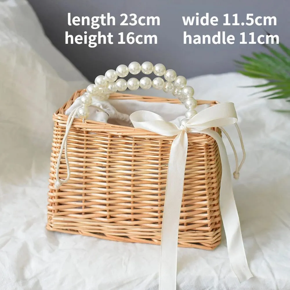 Handmade Rattan Straw Tote Bags for Women