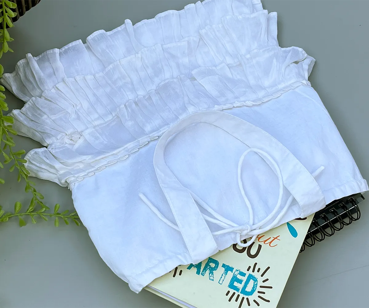 Handmade Ruffled Tote