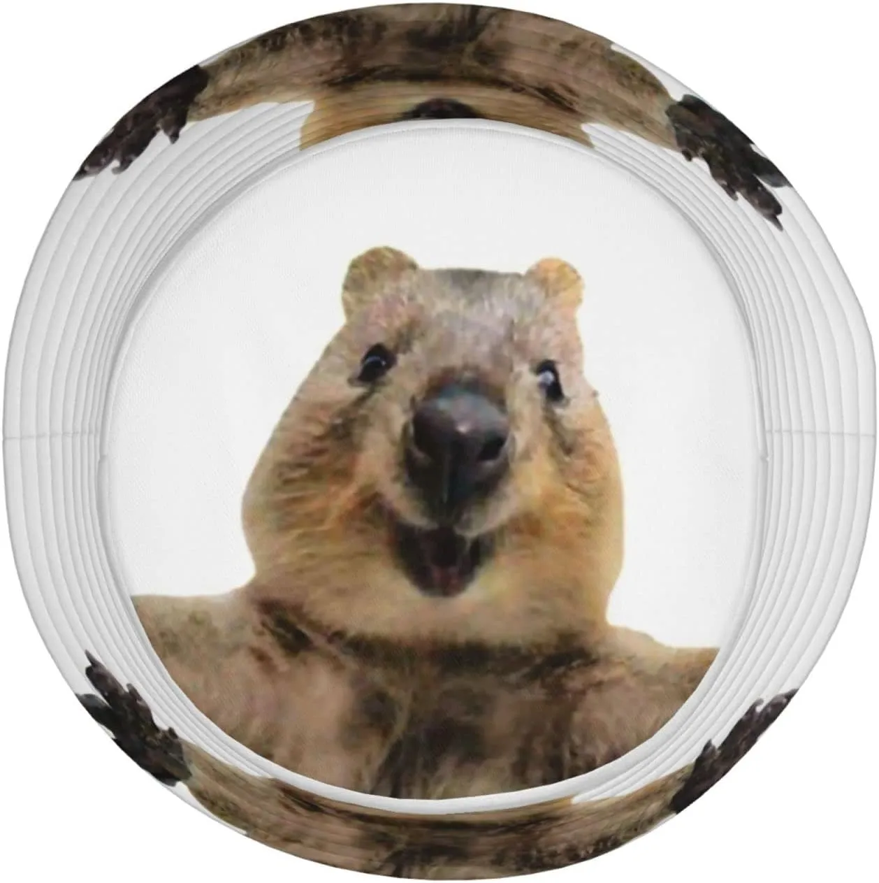 Happy Quokka Hug Funny Bucket Hat for Men Women Printed Fisherman Hat Packable Sun Cap Travel Outdoor Beach Caps