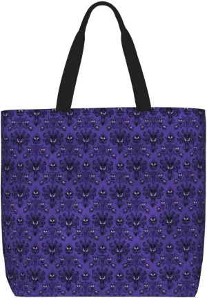 Haunted Mansion Duty Reusable Shopping One-Shoulder Bags – Large Tote Bags Are Foldable