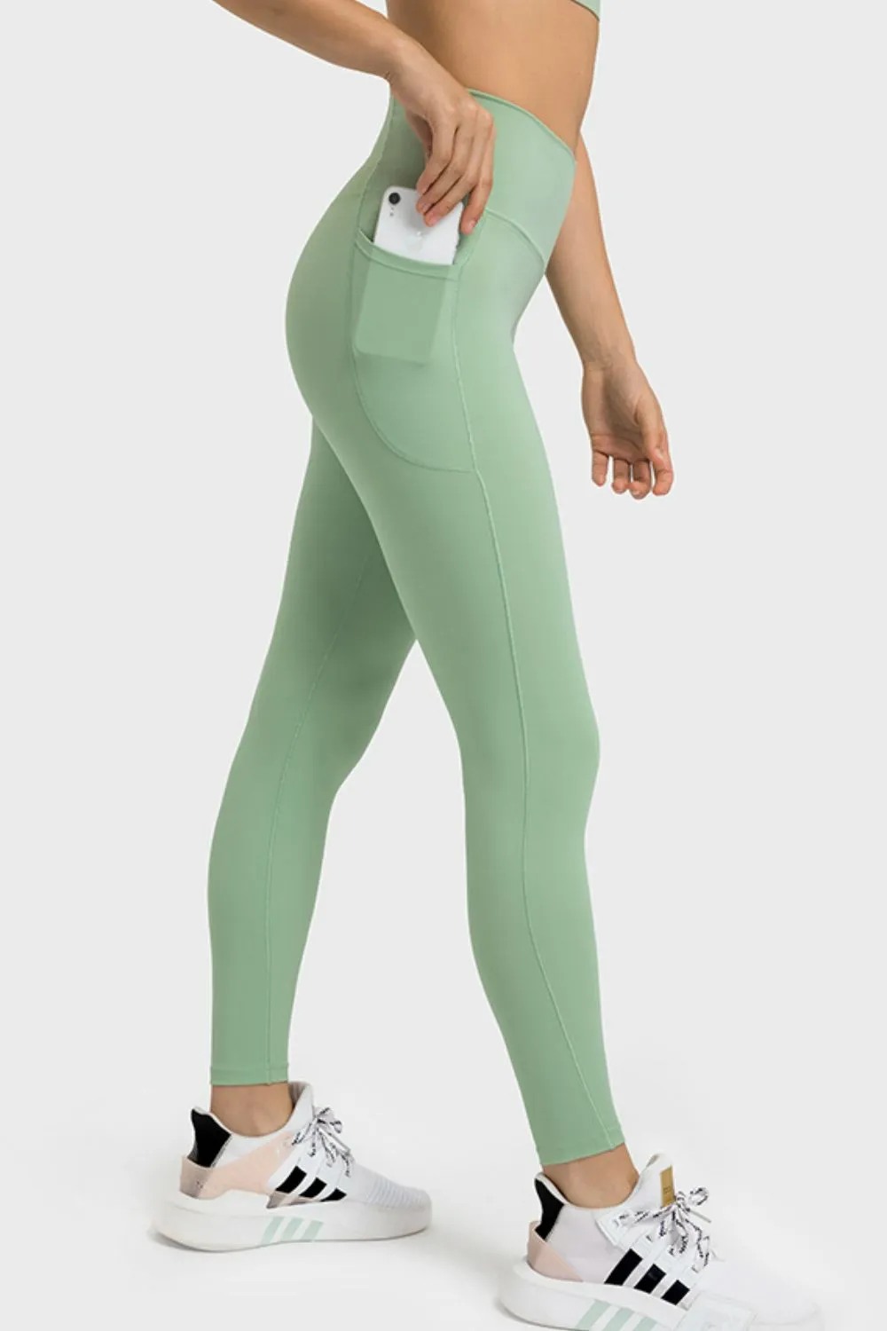 HIGH-WAISTED LEGGINGS WITH POCKETS