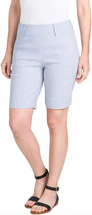 Hilary Radley Womens Midweight Bermuda Pull-On Short
