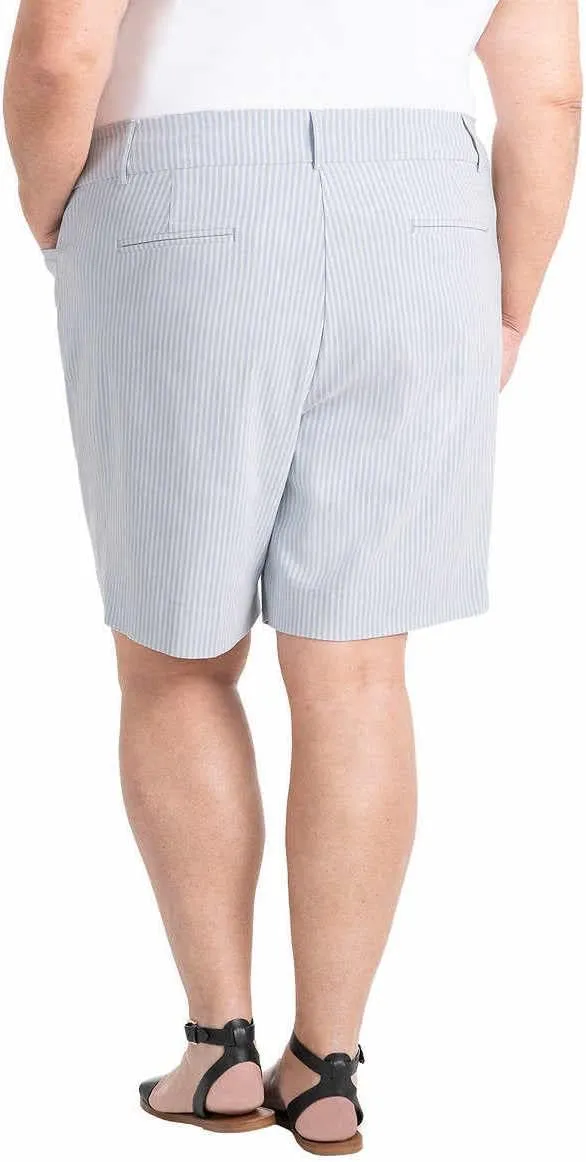 Hilary Radley Womens Midweight Bermuda Pull-On Short