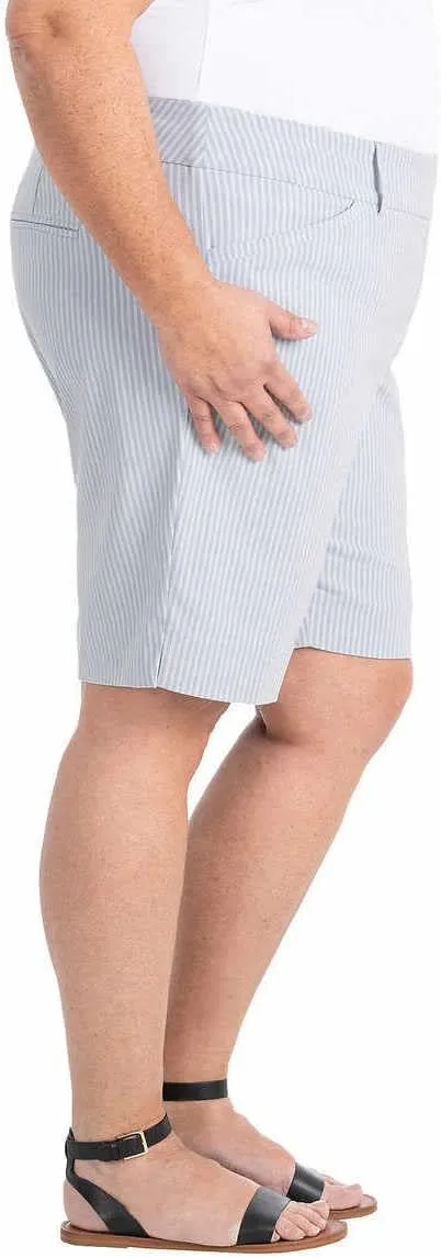 Hilary Radley Womens Midweight Bermuda Pull-On Short