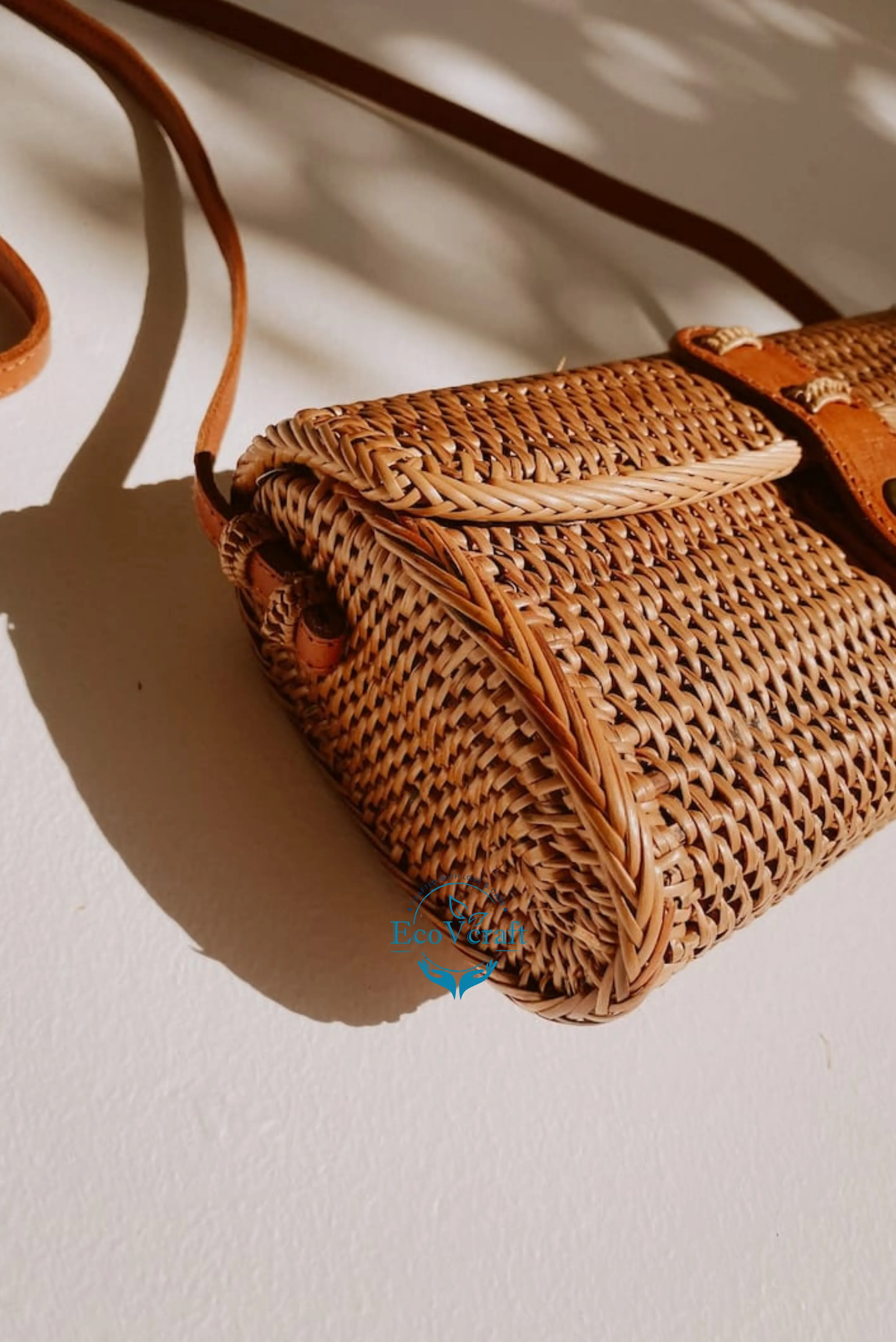 Hippie Heart Brown Rectangular Brown Sling Bag