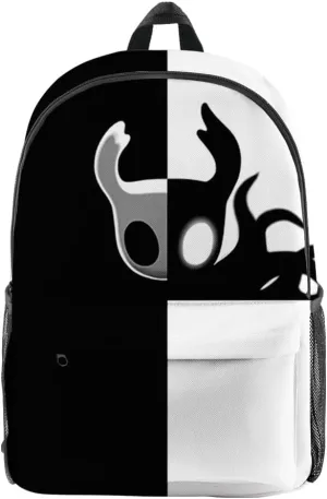 Hollow Knight Merch Backpack Three-piece Sets Casual Fashion Kpop Bags Travel Daypacks (Multicolor-Backpack)