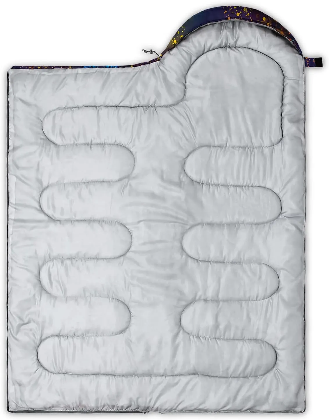 HOSIMA Cartoon Axolotl Sleeping Bags for Kids 10-12,Blue Cartoon Kids Sleeping Bags for Girls Boys,Compact Sleeping Bag for Camping Essentials and Hiking.