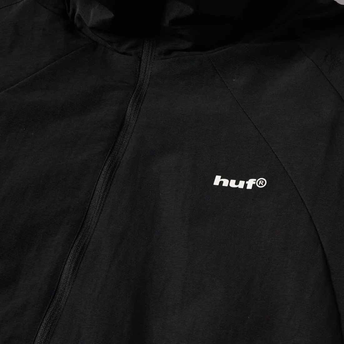 HUF Men's Shell Jacket - Lightweight, Water-Resistent Zip-Up with Hood