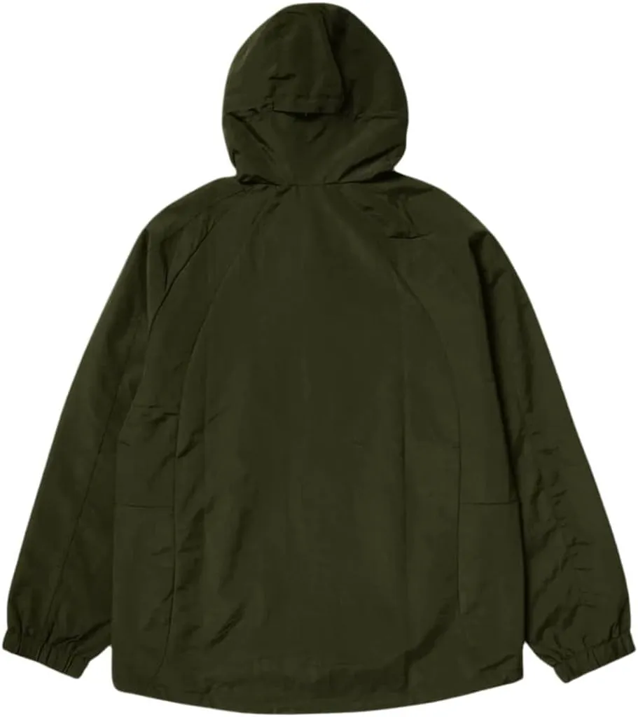 HUF Men's Shell Jacket - Lightweight, Water-Resistent Zip-Up with Hood
