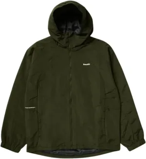 HUF Men's Shell Jacket - Lightweight, Water-Resistent Zip-Up with Hood