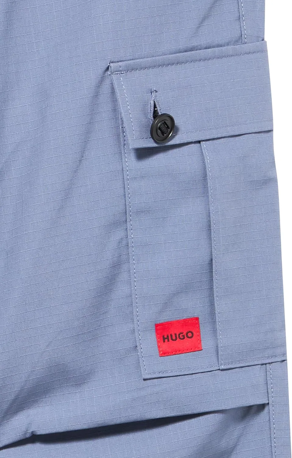 HUGO Men's Cotton Rip Stop Cargo Pocket Joggers