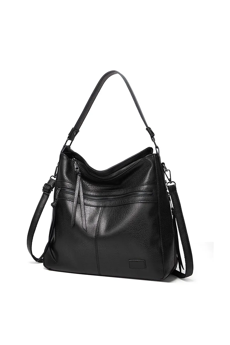 hulianfu Casual Solid Patchwork Bags