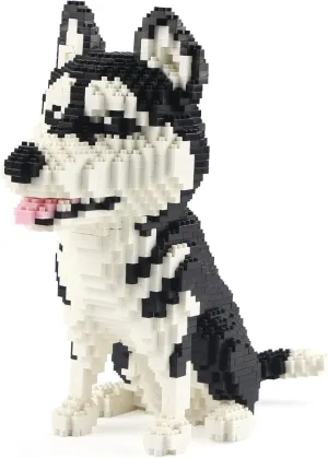 Husky Micro Building Block Dogs Mini Block Animal Dog Building Animal Set DIY 3D Block Toy Building Blocks for Kids Or Adult 1900 Pieces