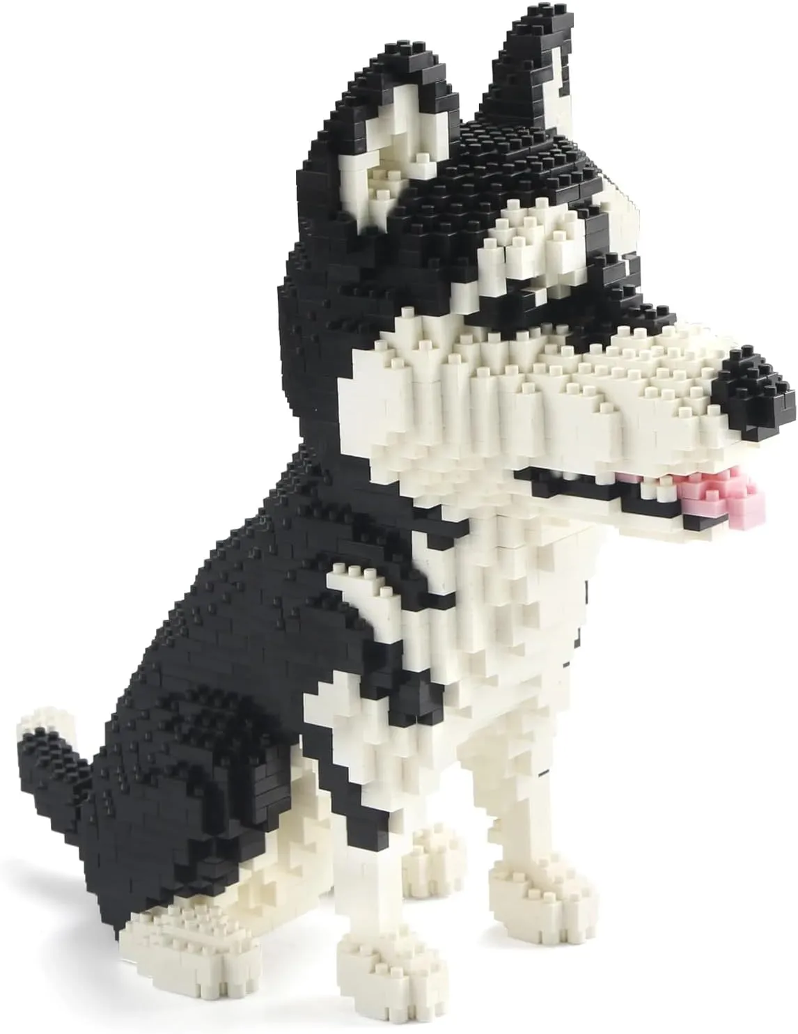 Husky Micro Building Block Dogs Mini Block Animal Dog Building Animal Set DIY 3D Block Toy Building Blocks for Kids Or Adult 1900 Pieces