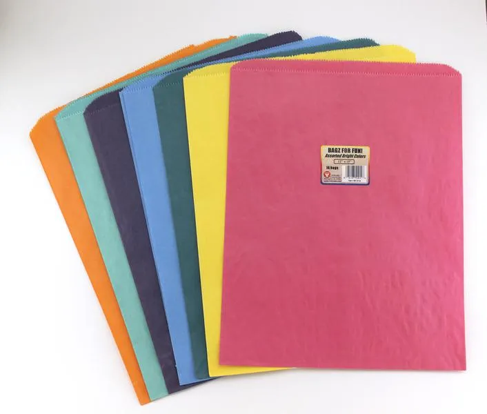 Hygloss Products Pinch Bottom Bags, 12" x 15" (discontinued)