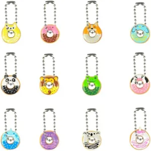 I Love Donuts Animal Series 1" Capsules For Party Favors, Birthday Prizes, Gifts