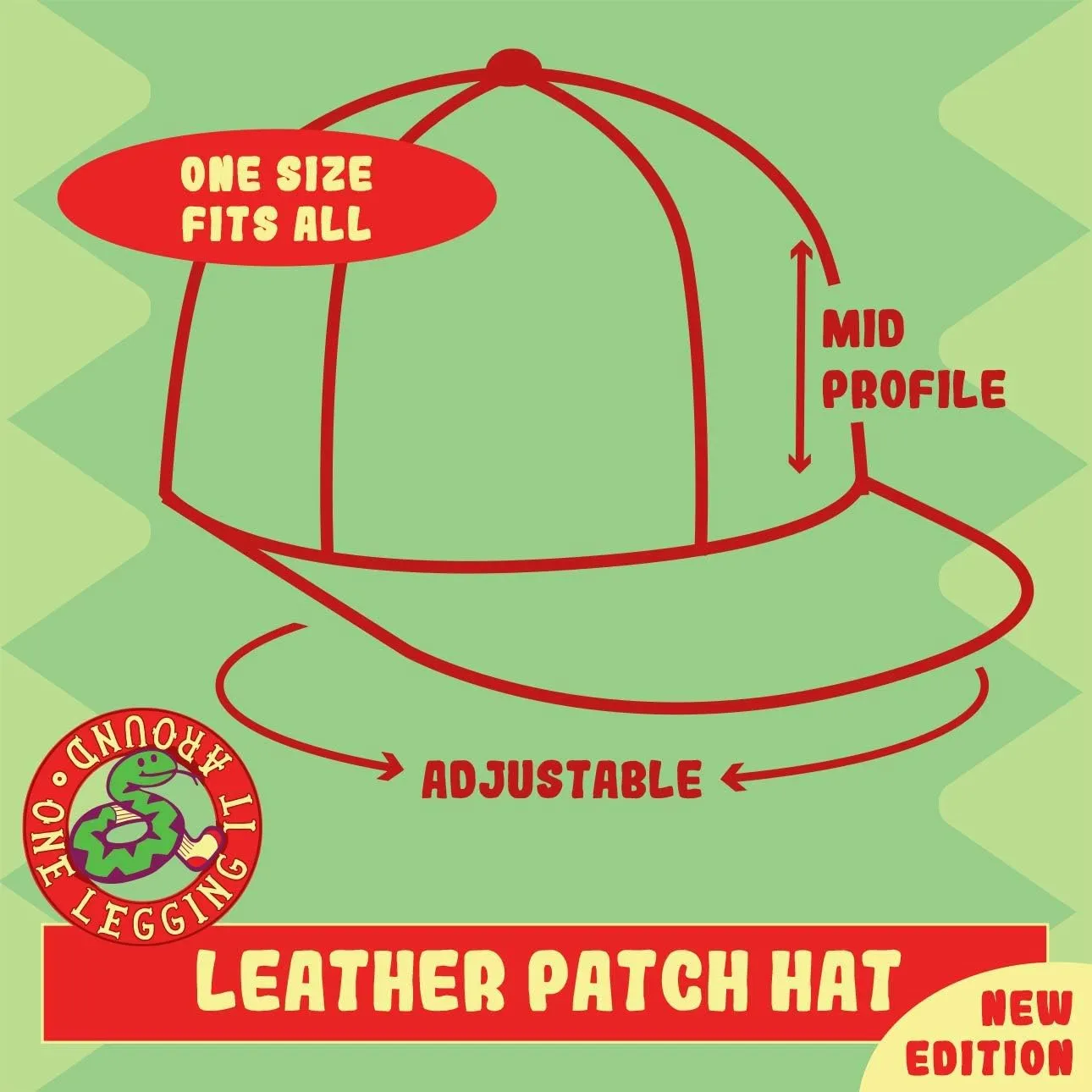 I Miss Stuffed Cabbage - Leather Black Patch Engraved Trucker Hat