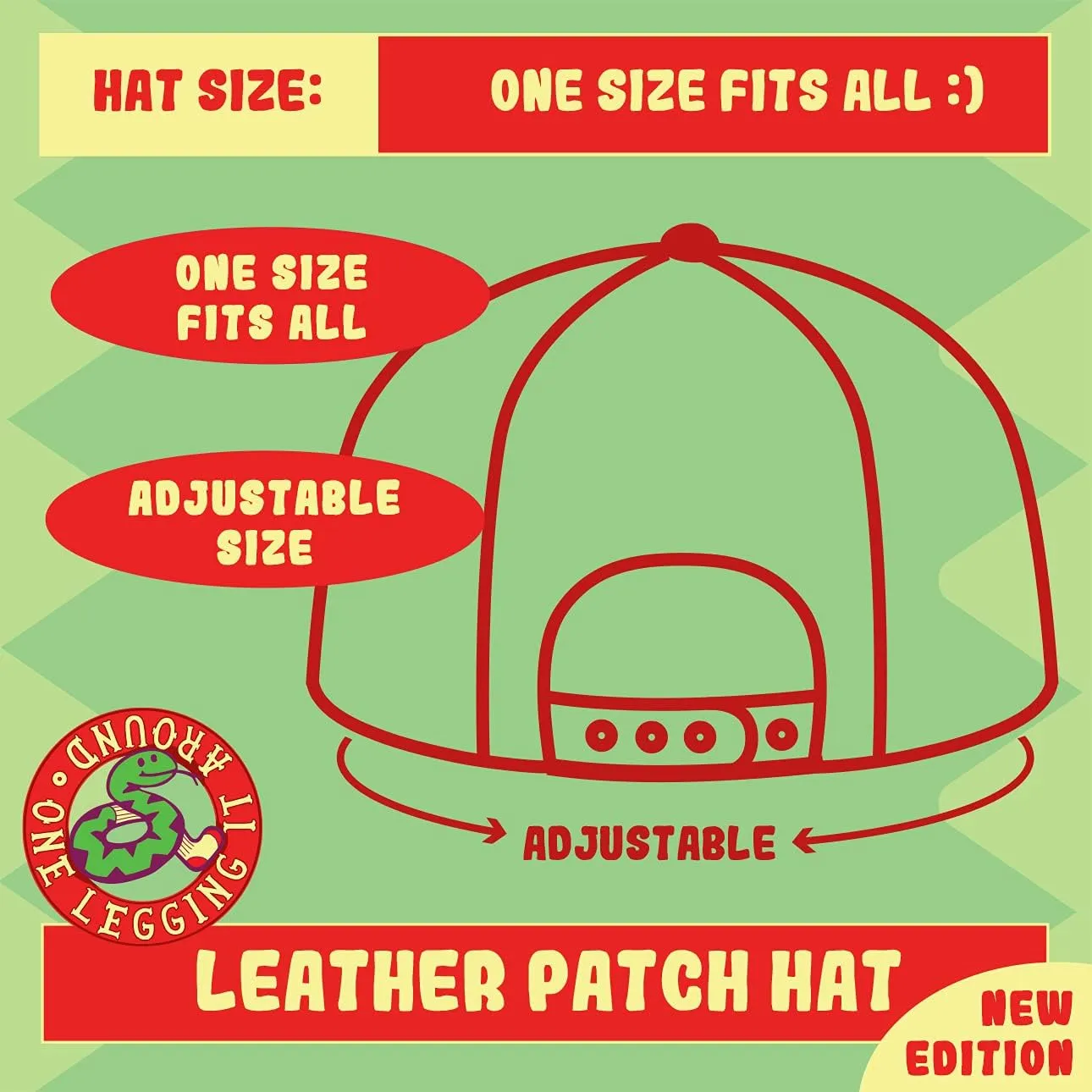 I Miss Stuffed Cabbage - Leather Black Patch Engraved Trucker Hat