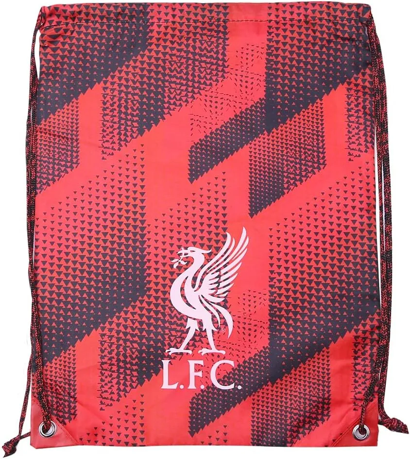 Icon Sports Official Licensed World Soccer Clubs Soccer Drawstring Cinch Bag Pack, Liverpool FC Bundle