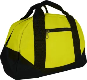 ImpecGear 12" Duffel Duffle Travel Sports Gym Bags Mini Carry-on Luggage Small Supply Bag (Gold)