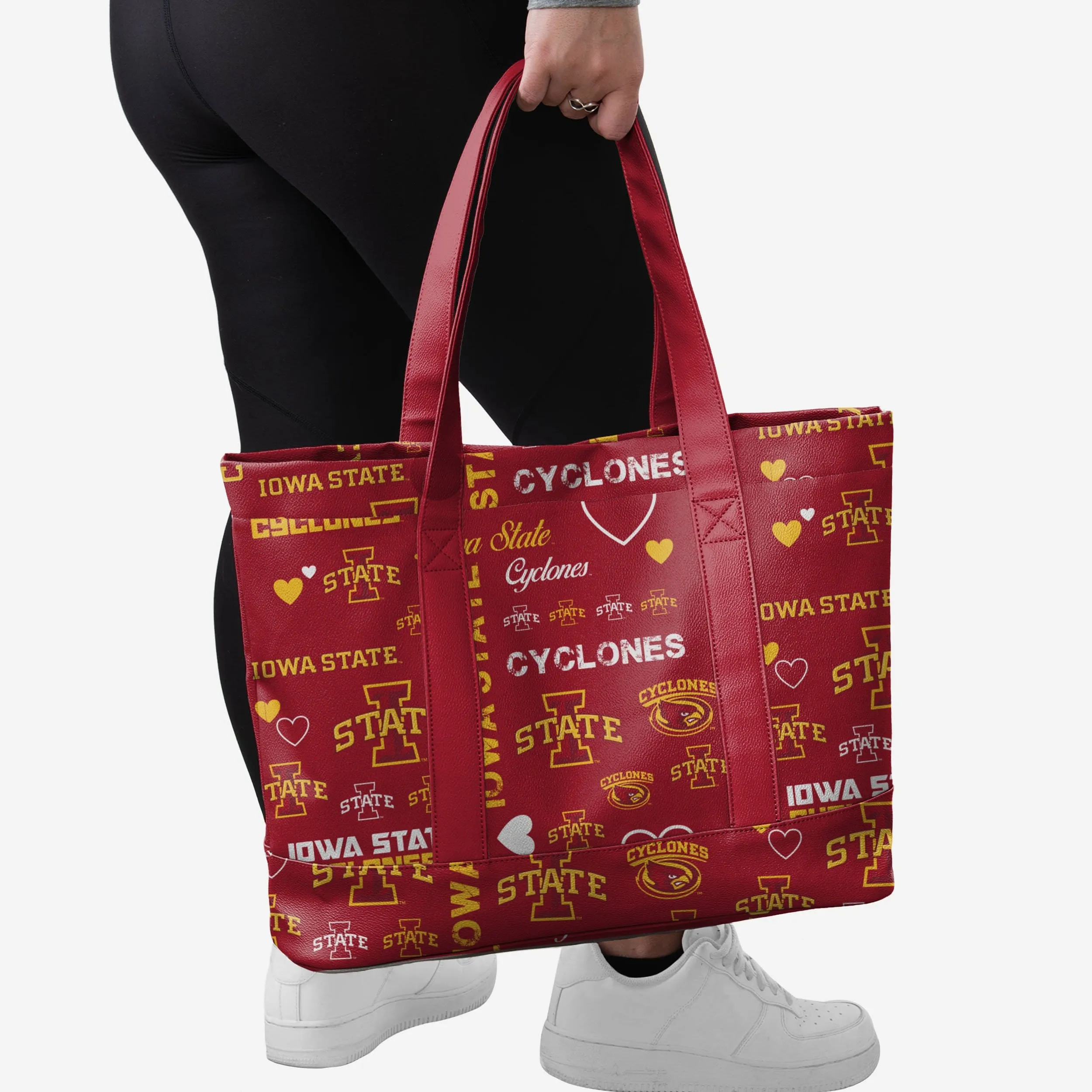 Iowa State Cyclones Logo Love Tote Bag
