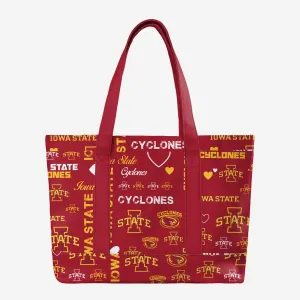 Iowa State Cyclones Logo Love Tote Bag