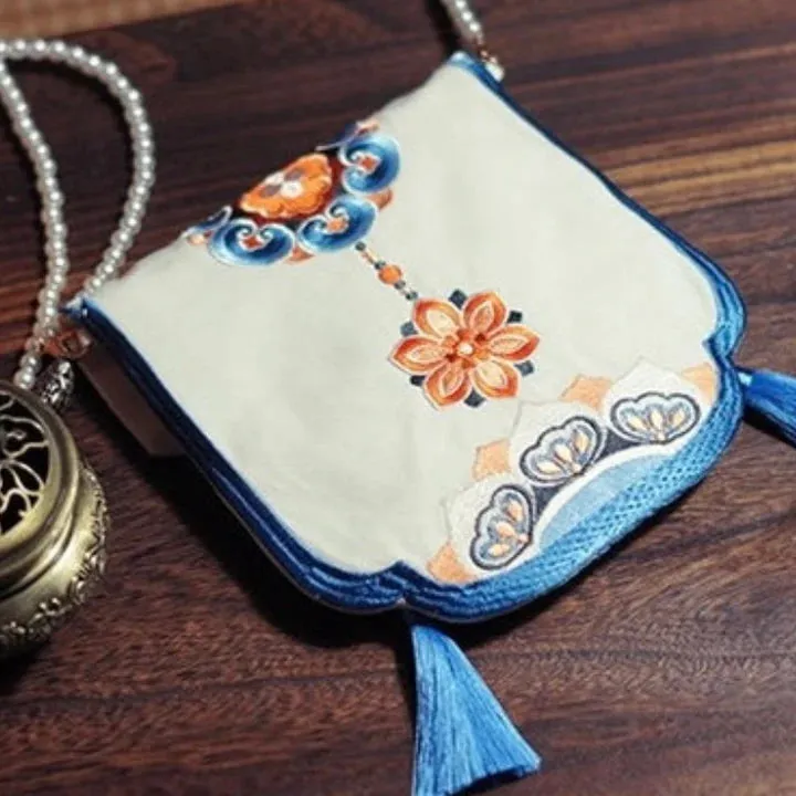 Ivory Crossbody Pouch
