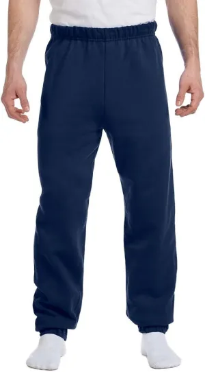 Jerzees Cotton/Poly Sweatpants (No Pockets), Medium Navy