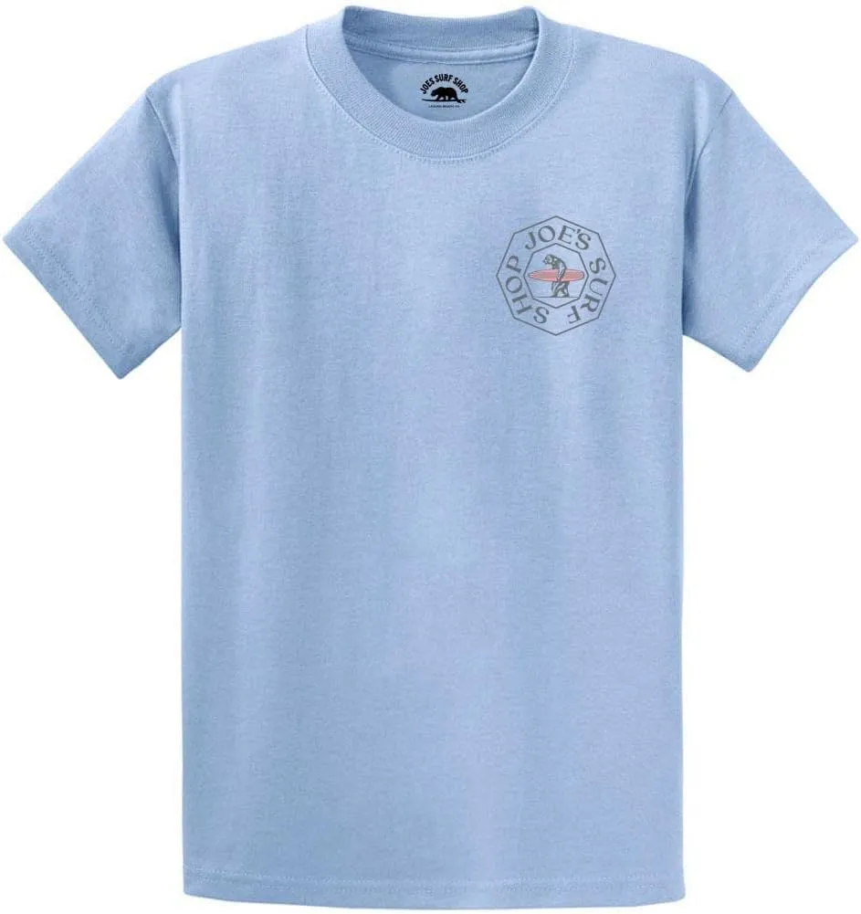 JOES SURF SHOP Men's Walking Bear Logo Heavy Cotton Tees. Reg, Big and Tall