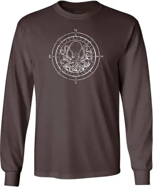 Joe's USA Koloa Octopus Logo Heavy Cotton Long Sleeve T-Shirts