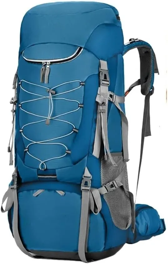 JSEIAJB 75L Camping Backpack Travel Sport Bag with Rain Cover Climbing Mountaineering Trekking Outdoor Rucksack Hiking Bag