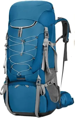 JSEIAJB 75L Camping Backpack Travel Sport Bag with Rain Cover Climbing Mountaineering Trekking Outdoor Rucksack Hiking Bag