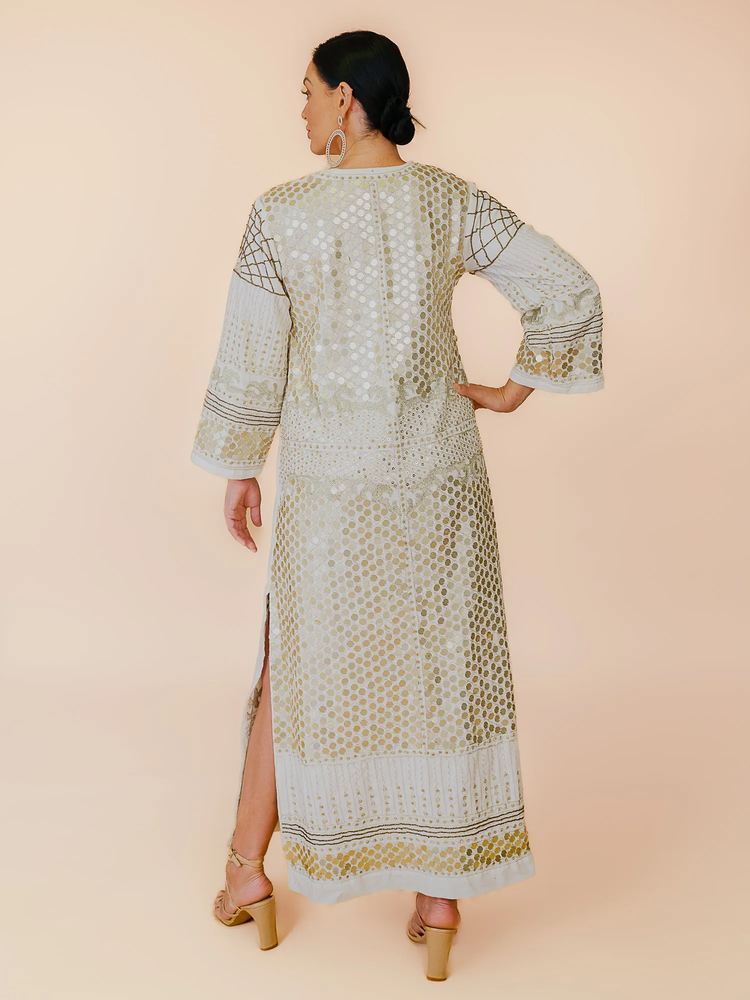 KALI EMBELLISHED DRESS IVORY