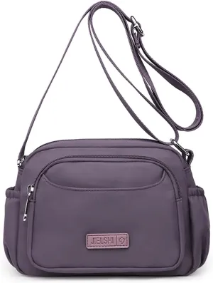 KARRESLY Crossbody Bags for Women Nylon Waterproof Shoulder Handbags Messenger Purses with Multiple Pockets