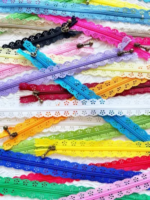 Lace Zippers - 30cm