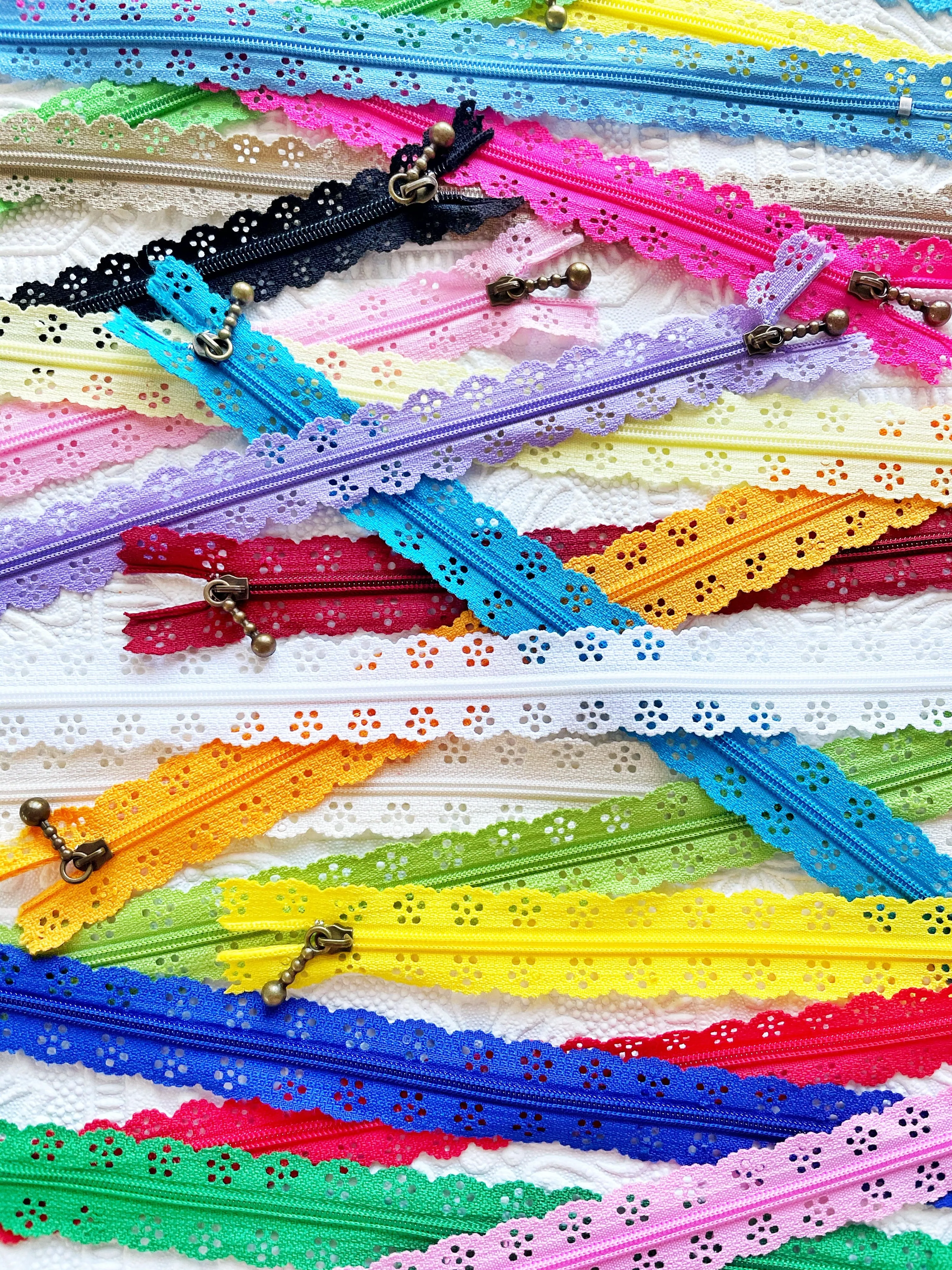 Lace Zippers - 30cm