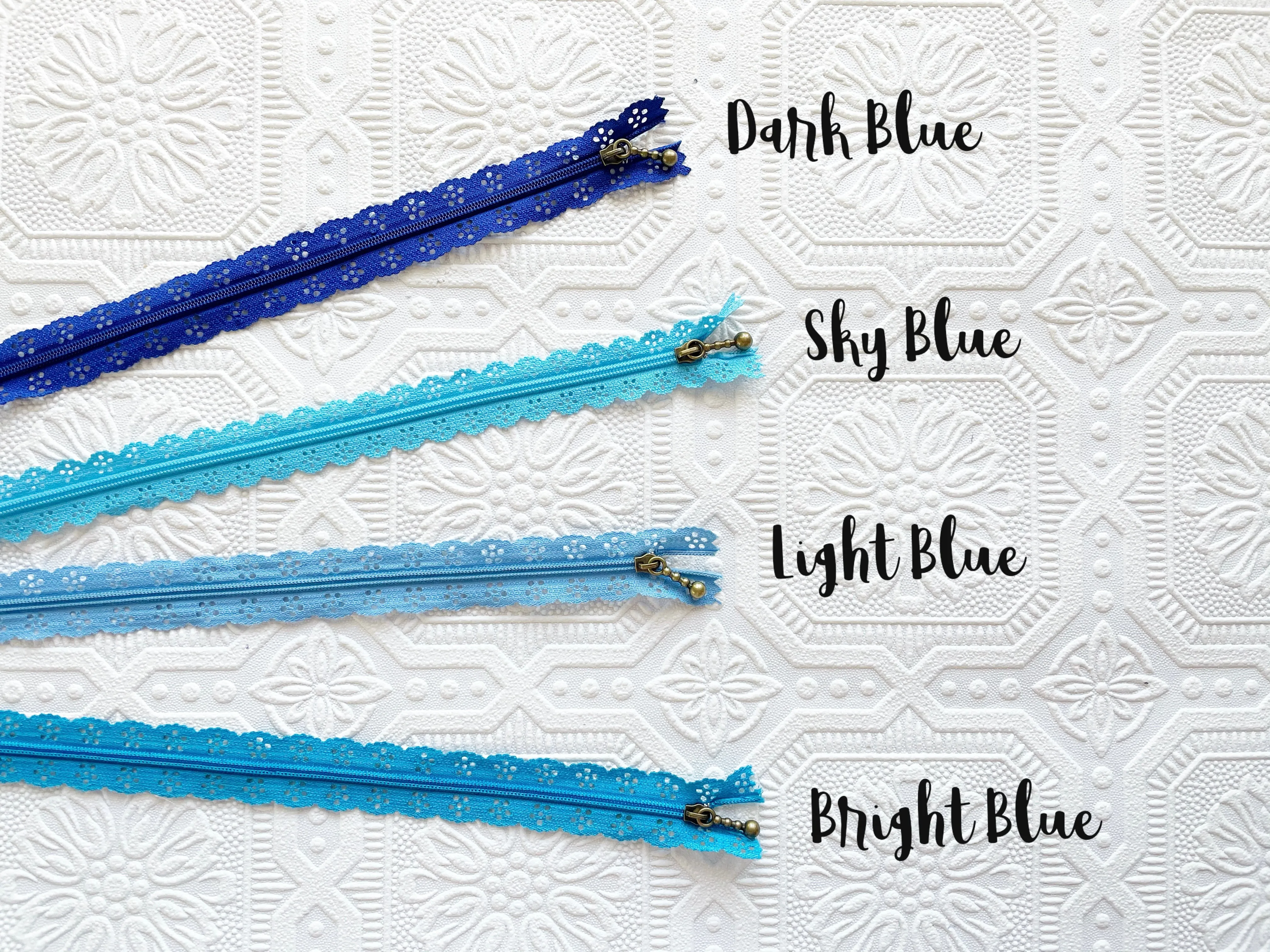Lace Zippers - 30cm