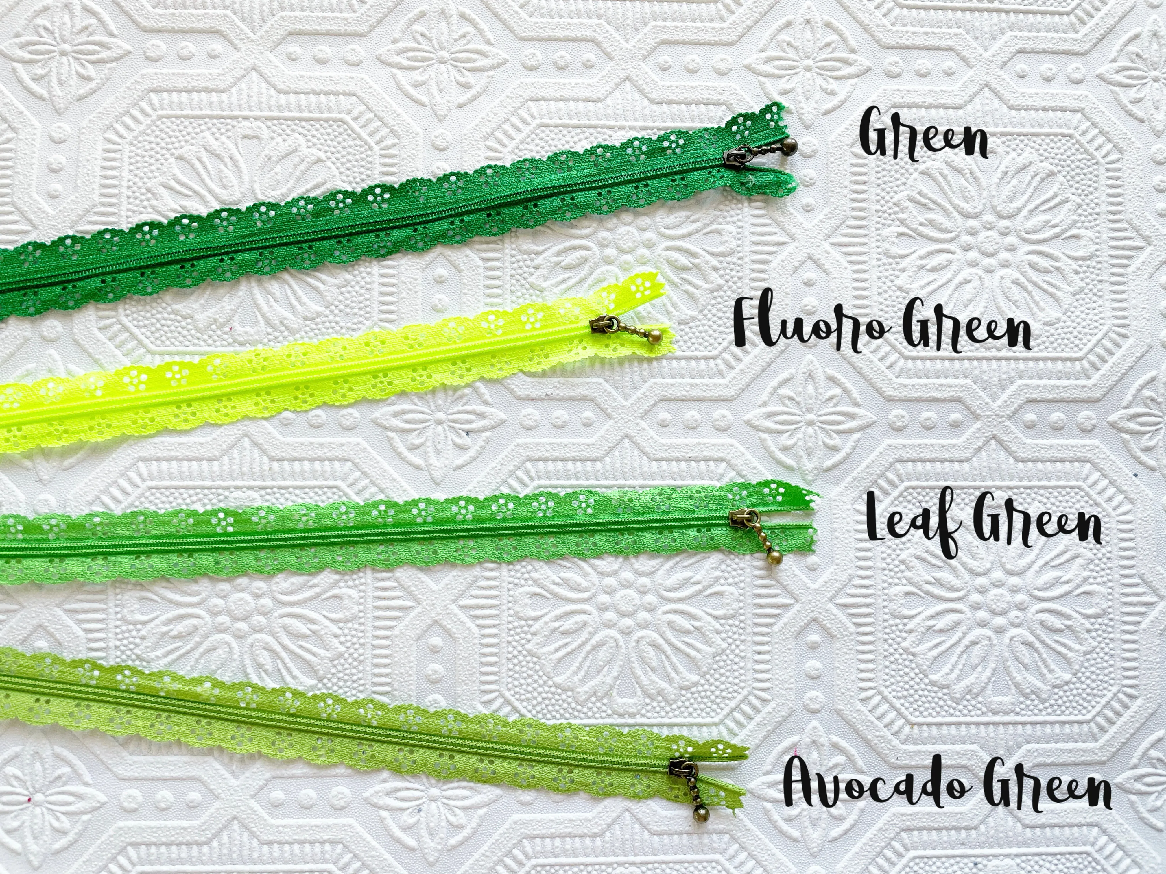 Lace Zippers - 30cm