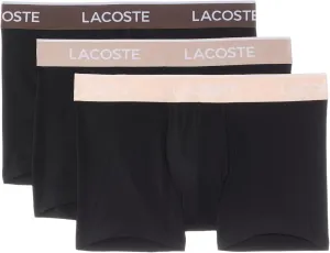 Lacoste Men's Casual Classic 3 Pack Cotton Stretch Trunks