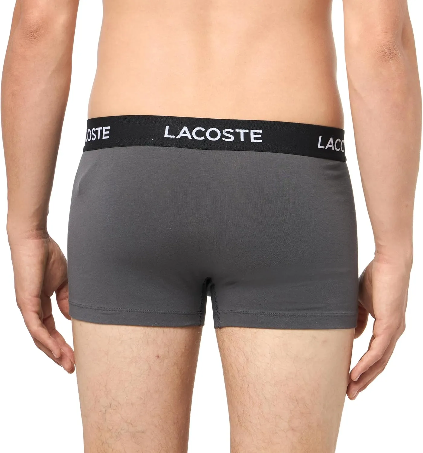 Lacoste Men's Casual Classic 3 Pack Cotton Stretch Trunks