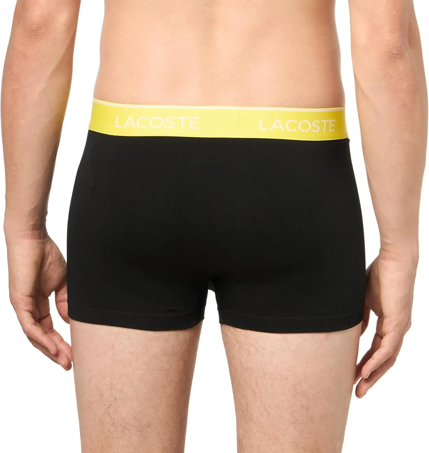 Lacoste Men's Casual Classic 3 Pack Cotton Stretch Trunks