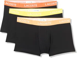 Lacoste Men's Casual Classic 3 Pack Cotton Stretch Trunks