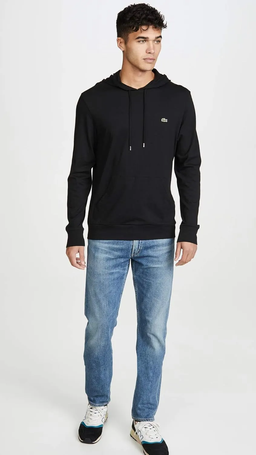 Lacoste Men's Long Sleeve Cotton Jersey Hooded T-Shirt