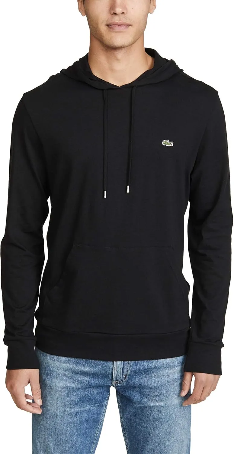 Lacoste Men's Long Sleeve Cotton Jersey Hooded T-Shirt