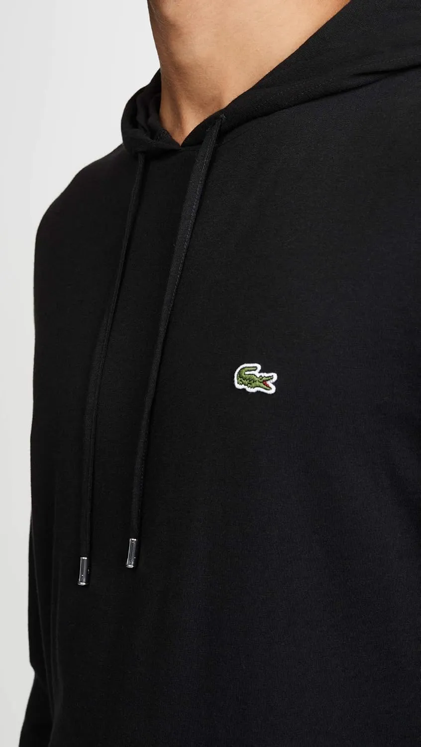 Lacoste Men's Long Sleeve Cotton Jersey Hooded T-Shirt