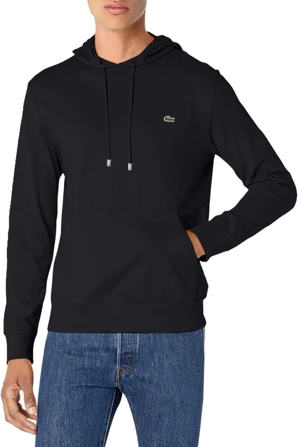 Lacoste Men's Long Sleeve Cotton Jersey Hooded T-Shirt