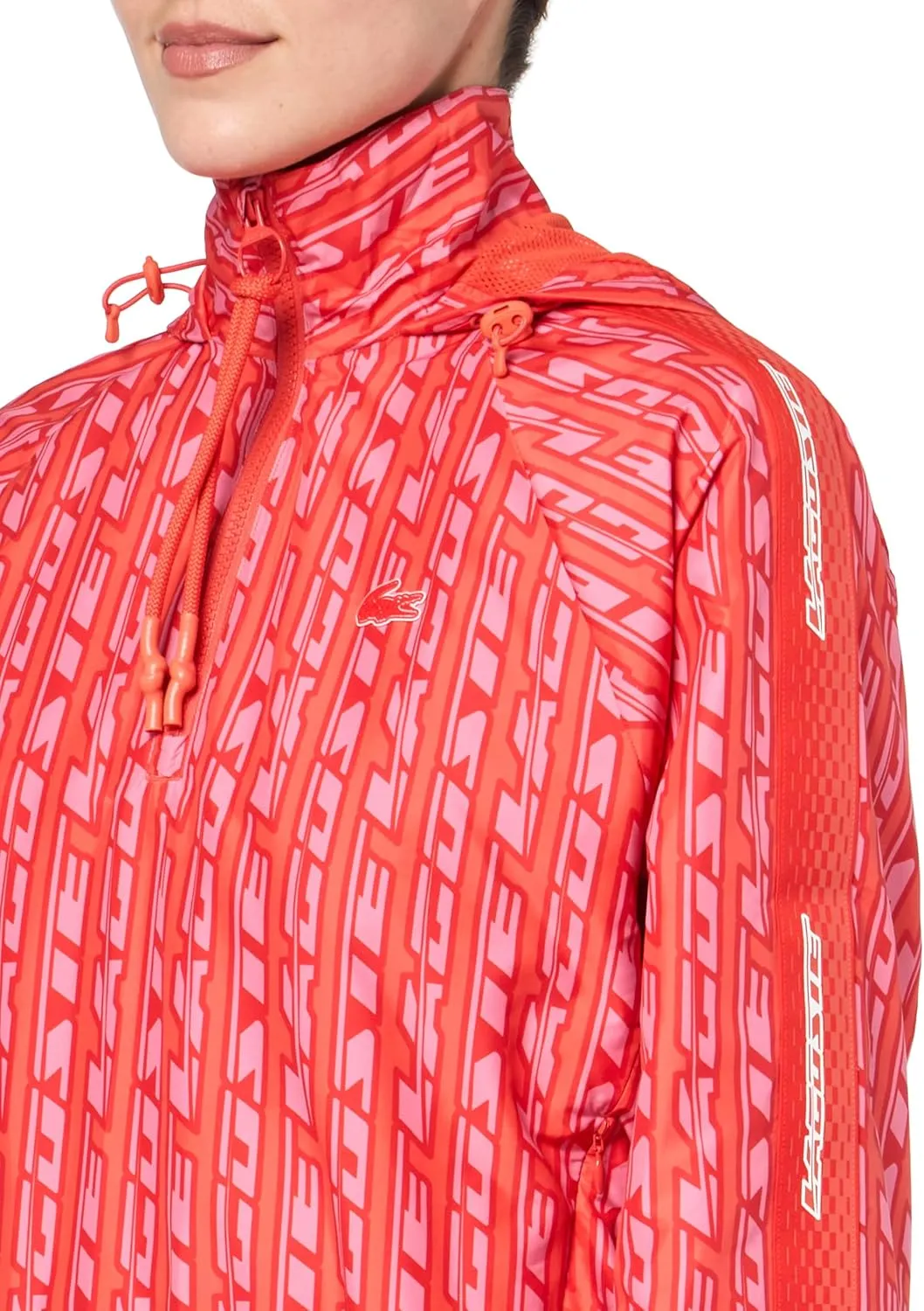 Lacoste Women's Oversized Hooded Track Jacket