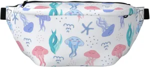 Large Fanny Packs for Women Men Cross Body - Cartoon Jellyfish Seaweed Travel Crossbody Bags for Women Trendy, Belt Bag for Women Men Crossbody, Waist Bag for Women With Adjustable Strap