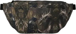 Large Fanny Packs for Women Men Cross Body - Medieval Knight And Dragon Travel Crossbody Bags for Women Trendy, Waist Bag for WomenBelt Bag for Women Men Crossbody With Adjustable Strap