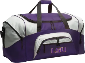 Large LSU Duffle Bag LSU Tigers Gym Bags (Purple)